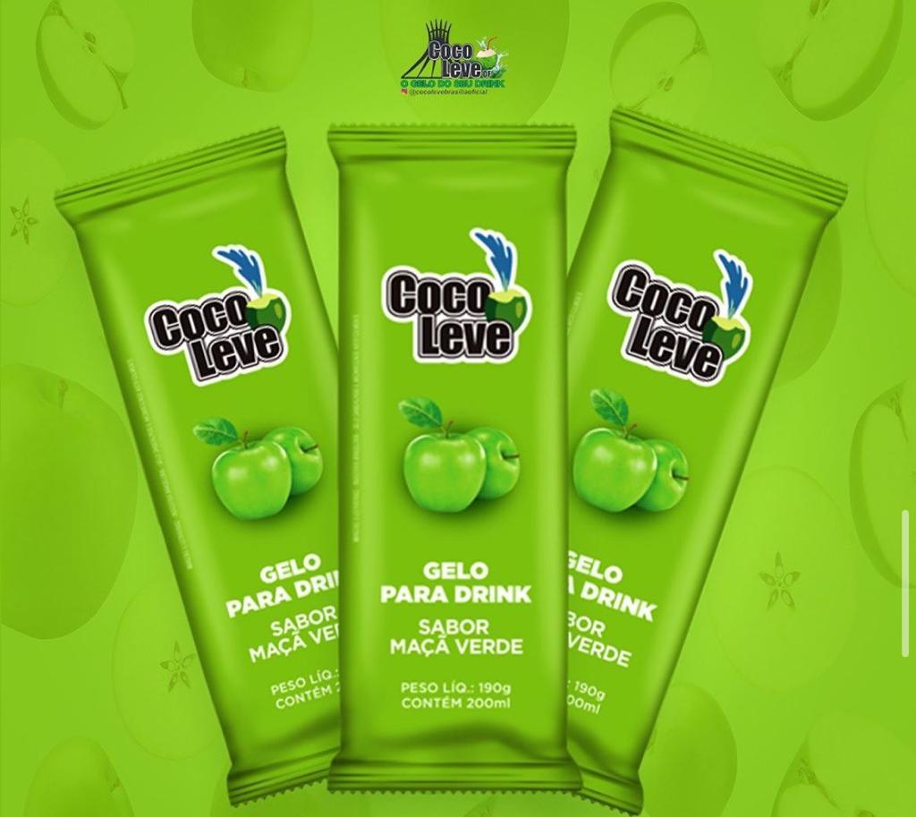 Gelo - maçã verde - 200gr