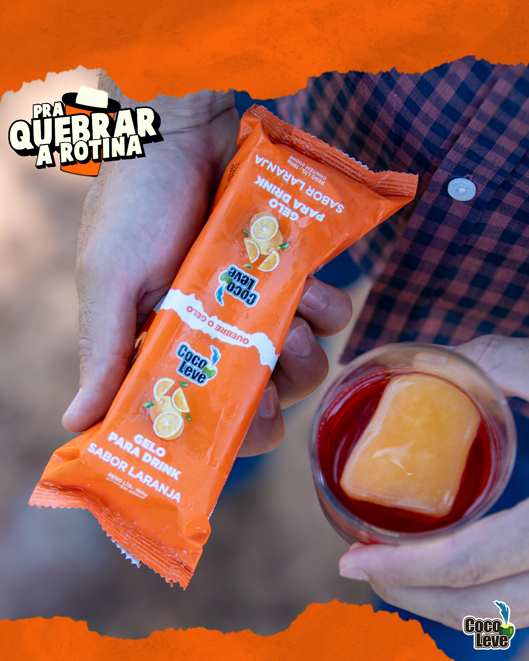 Gelo - laranja - 200gr